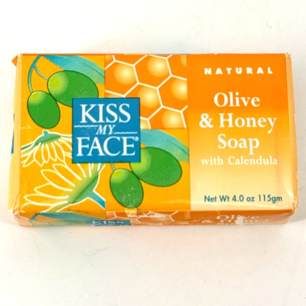 Kiss My Face Olive & Honey Soap Calendula Natural 4 oz 115g